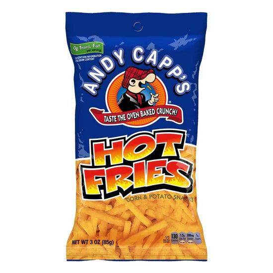 Papas fritas al fuego de Andy Capp, 3 oz