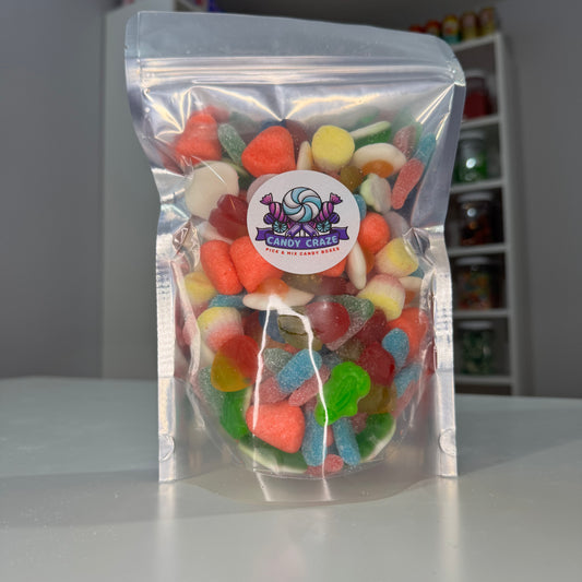 1 - 1/2 LB Pick n' Mix Candy Bag - (12 candy picks) 2 oz. per pick