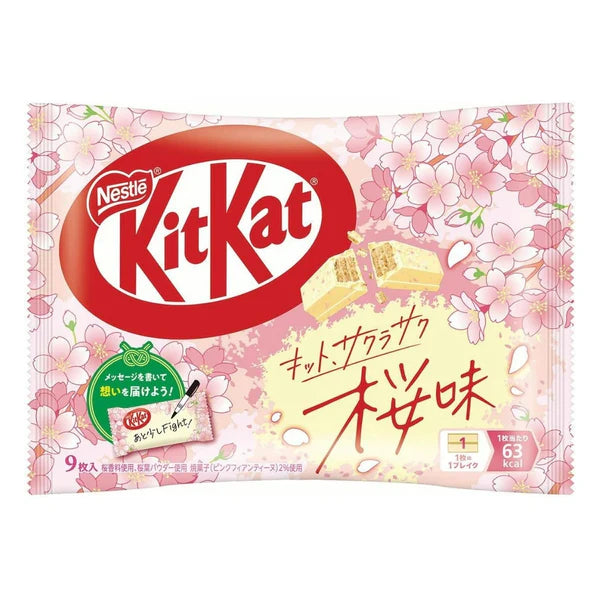 Nestle KitKat Wafer Chocolate Sakura Saku 9pcs 104.4g (Japan)