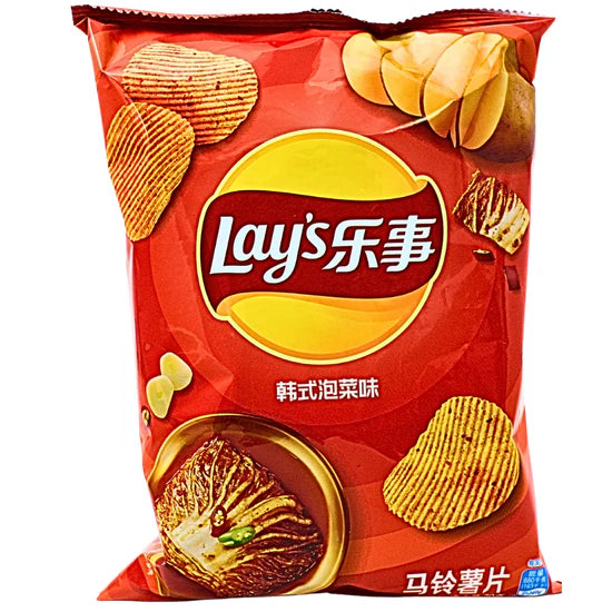 Lay's Korean Kimchi Flavoured Chips (China)