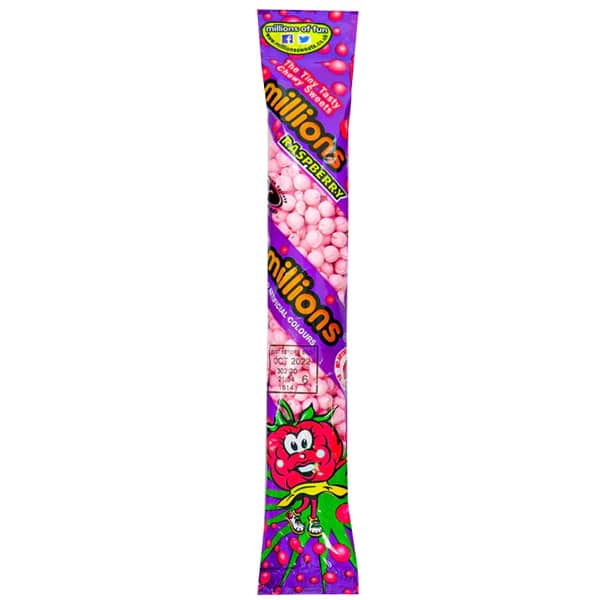 Millions Tubes Raspberry (UK)
