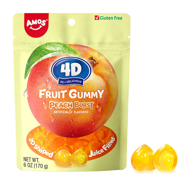 Amos 4D Peach Burst Peg Bag