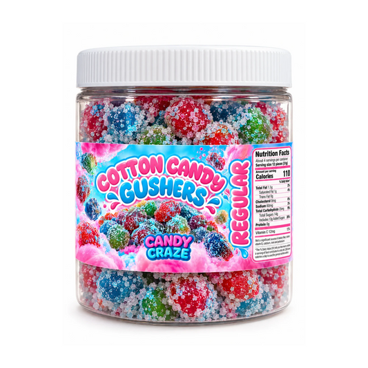 Cotton Candy Flavored Gushers - Regular