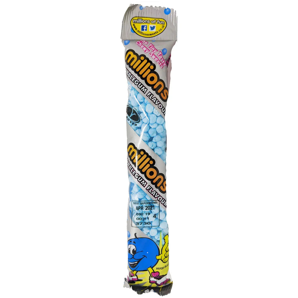 Millions Tubes Bubblegum (UK)