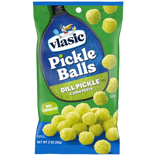 Vlasic Pickle Balls Dill Pickle Flavored Corn Puffs